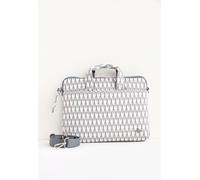 Porte-documents Dellel Gray Lunar, imprimé, imperméable, sacoche pour ordinateur portable avec lanière réglable & amovible