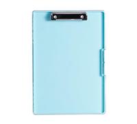 Porte-documents double couche avec presse-papiers Organisateur de fichiers résistant à l'eau Boîtier de stockage de fichiers anti-poussière avec écriture de BOAD Portable Double écriture Organisateurs