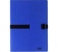 Porte-documents ELBA CLIP'N GO DIN A4 en carton bleu