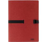 Porte-documents ELBA CLIP'N GO DIN A4 en carton bordeaux