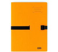 Porte-documents ELBA CLIP'N GO DIN A4 en carton jaune