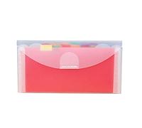 Porte-documents en accordéon extensible pour caisse, reçus, étui pour cartes, coupons R, organiseur de factures pour tiroir de fichiers de bureau