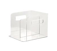 Porte-documents en acrylique - Organiseur de fichiers clair pour le bureau, la cuisine ou la bibliothèque, rangement solide de lettres et de dossiers | Élégant compartiment d'embrayage pour trier les