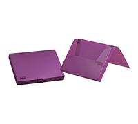 Porte-documents en caoutchouc polypropylène DIN A4 lavande opaque dos 25 mm