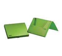 Porte-documents en caoutchouc polypropylène DIN A4 vert pomme opaque dos 25 mm