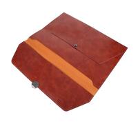 Porte-documents en Cuir A4 Marron, Grosse Capacité pour Contrats | Pochette Portable Légère, Protection des Papiers, Rangement Maison et Voyage, Factures et Dossiers