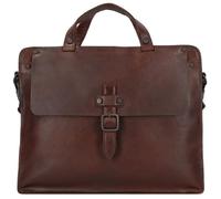 Porte-documents en cuir HAROLD'S Aberdeen - Marron - Fermeture zippée - Design vintage