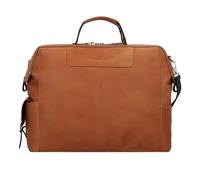 Porte-documents en cuir Harold's Country - Marron - 35 cm - Fermeture zippée
