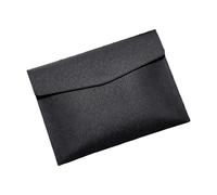 Porte-documents en cuir PU avec fermeture étanche, grande capacité pour bureau, école, affaires, voyage, essentiel, imperméable, en polyuréthane