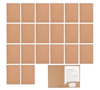 Porte-documents en papier kraft - Porte-documents - Porte-documents en papier kraft : WIYETY 20 pièces Classeur avec poche, ensemble de dossiers en papier kraft, porte-documents avec fente pour cartes