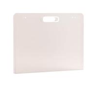 Porte-documents en polypropylène avec fenêtre transparente - Étanche - Sac de transport pour l'école, les affaires, les voyages - Porte-documents en polypropylène
