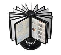Porte-documents et organiseur de fichiers avec 20 panneaux double face pour système de référence A4/A5 bureau et maison