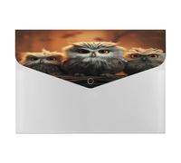 Porte-documents extensible en forme de chouette avec 6 poches, format lettre, organiseur de documents portable, reçus, pour le bureau