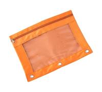 Porte-documents extra large B5 en PVC transparent indéchirable avec trois trous perforés Oxford pour bloc-notes