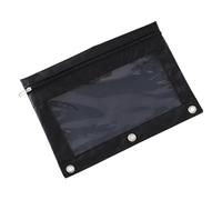 Porte-documents extra large B5 en PVC transparent indéchirable avec trois trous perforés Oxford pour bloc-notes