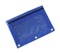 Porte-documents extra large B5 en PVC transparent indéchirable avec trois trous perforés Oxford pour bloc-notes