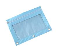 Porte-documents extra large B5 en PVC transparent indéchirable avec trois trous perforés Oxford pour bloc-notes