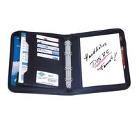 Porte-documents, format A5, en PU, noir<br