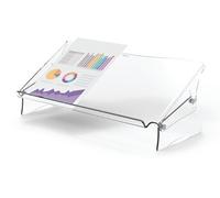 Fellowes Porte-documents Clarity – A4/A3 réglable, 6 positions, supporte jusqu'à 6 kg, transparent