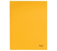 Leitz Chemise A4 Recycle 3 rabats 250 feuilles fermeture élastique carton 100% recyclé Jaune