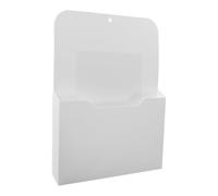 Porte-documents Magnétique A4 en Acier et PP pour Rangement Mural Bureau | Compartiments Spacieux, Fixation sans Perçage, Dos Renforcé, pour Tableaux Blancs, Salles de Réunion