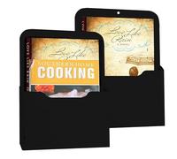 Porte Documents Magnétiques, 2 Pièces Documents pour Bureau, Planificateurs Étui Pour Casier Bureau, Fournitures de Bureau Rangement Papiers A4 Porte lettres, Réfrigérateur Dossier Magnétique(Noir)