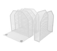 Porte-documents Métal à 5 Sections, Organiseur Vertical Détachable | Maille Ouverte, Compartiments Réglables, Rangement Soigné pour Papiers et Carnets, Étudiants, Maison ou Espace Professionnel