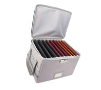 Porte-documents moderne ignifuge avec poches de rangement et bandes réfléchissantes pour une organisation facile Boîte de classement isolée en feuille d'aluminium