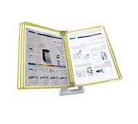 Porte-documents mural A4, 5 panneaux, 10 feuilles, multicolore(Yellow)