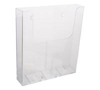 Porte-documents Mural en Acrylique A4, Support pour Lettres et Dossiers | Installation Murale Facile, Robustesse Stable, Usage Bureau et Maison, Format Professionnel A4 pour Courrier