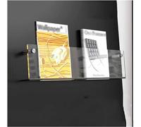 Porte-documents mural, Porte-documents pour magazi Présentoir mural transparent de 5 mm d'épaisseur for salle de bain/salon/chambre à coucher (couleur : style 3, taille : 50 cm) (couleur : style 2, ta