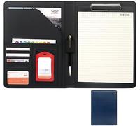 Porte-documents, Organiseur avec étui et fentes for cartes d'identité, bancaires ou billets(Blue)