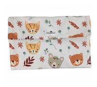 Porte-documents pour bébé pour carnet sanitaire - Cadeau pour bébé nouveau-né garçon ou fille - Porte-documents pour bébé pour sac à main chariot bébé (Animaux forêt)