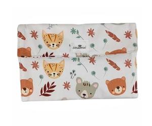 Porte-documents pour bébé pour carnet sanitaire - Cadeau pour bébé nouveau-né garçon ou fille - Porte-documents pour bébé pour sac à main chariot bébé (Animaux forêt)