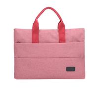 Porte-Documents pour Femmes pour Ordinateur Portable, Oxford, Rose | Léger et Portable, Protège Poussière Débris, Style Simple et Élégant pour Filles