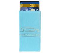 Porte-documents pour voiture, porte-documents pour voiture - Porte-documents en PU pour immatriculation de voiture - Accessoires pour l'intérieur de la voiture Portefeuille pour documents de licence