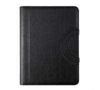 Porte-documents professionnel A4 pour réunions professionnelles (noir)