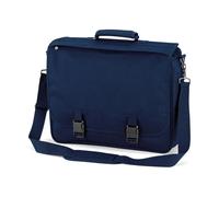 Cartable - QUADRA - QD65 - Bleu marine - Polyester 600D - Bandoulière amovible