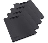 Porte-documents - RAPESCO - Avec rabat et clip métal - Lot de 4 - A4 - Antibactérien Germ-Savvy