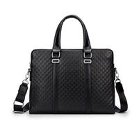 Porte-documents sacs pour hommes sacs à main sacs en cuir porte-documents d'affaires lettres relief - Jucnuz - sac messager épaule