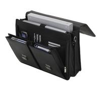 Porte-documents 'VENETO', cuir, noir