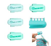 Porte-doigts de guide-fil | Guides de fil Accessoires de ,Bobine de Petit accessoire d'outils de Accessoires de clips de fil de couleur Support Outils de tricot