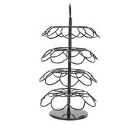 Porte-dosette - GOTOTOP - Support à Capsules de Café - Rotatif 360° - 36 Capsules - Métal Noir