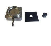 Porte-dosettes en aluminium pour machine à café, filtre complet