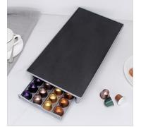 Porte-dosettes Nespresso - Support pouvant contenir 40 capsules empilables - Surface antidérapante et anti-vibration --