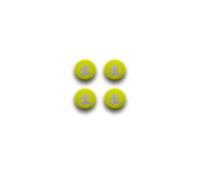 Porte dossard aimantÃ©s BV SPORT "DBDB" LA CHAM (Acid vert) TU