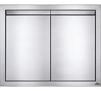 2 portes inox 85 x 70,5 cm -