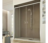 Porte Douche 160 cm 185 granité C modèle Replay 2 Portillons