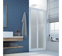 Porte douche en niche saloon 95 CM H 190 en Acrylique mod. Delta