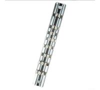 Porte-douilles avec 8 clips, 6,35 mm, 1/2 cm, rail en acier, organisateur d'outils et de rangement pour garage et atelier (1-4)